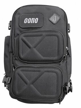 Black Men's Everyday Backpack - Durable Multi-Compartment Carry